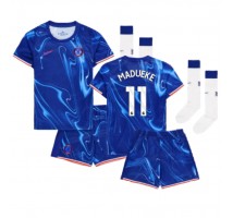 Chelsea Noni Madueke #11 Koszulka Podstawowa dzieci 2024-25 Krótki Rękaw (+ krótkie spodenki)